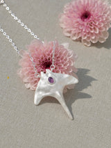 Silver Manta Necklace