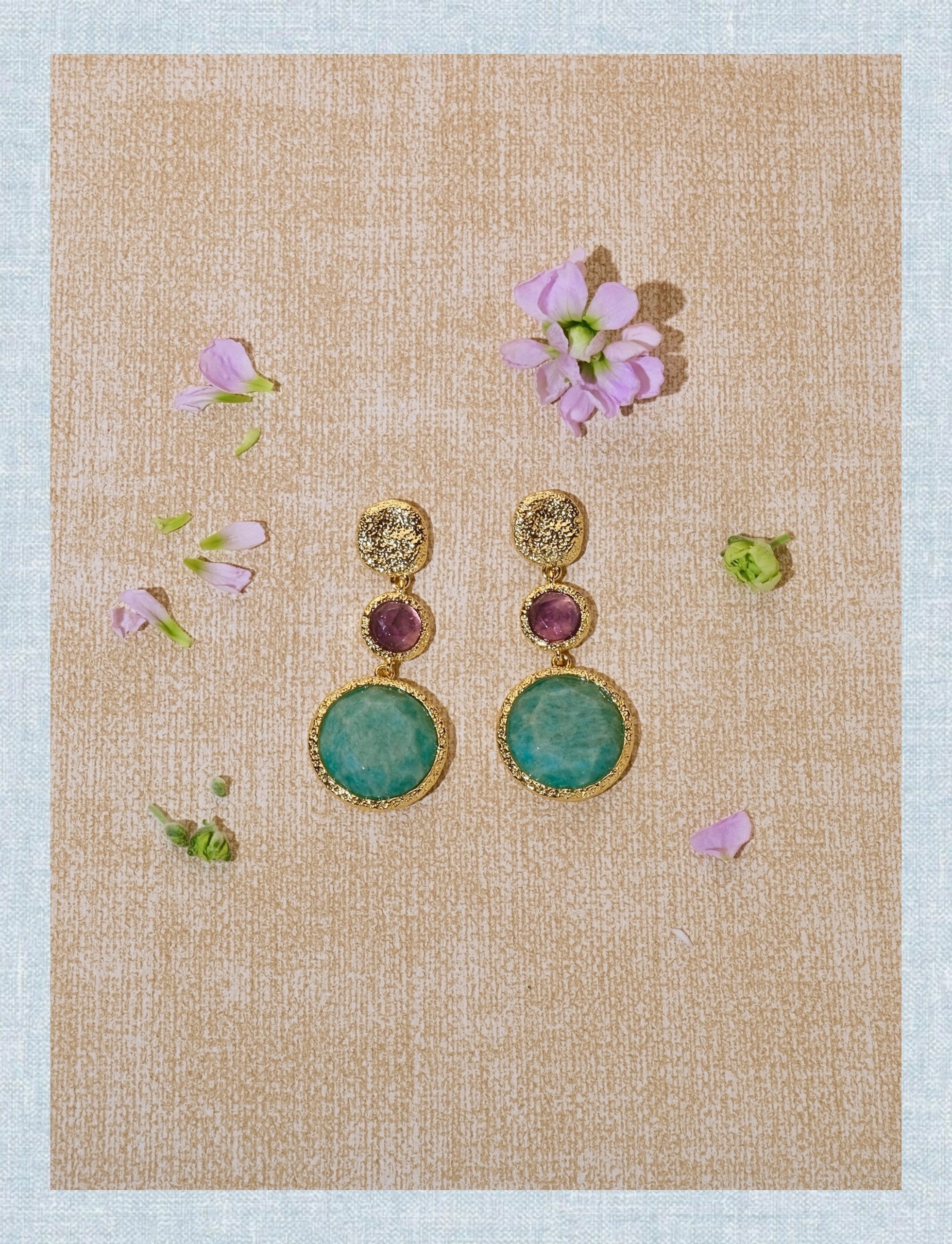 Lagoon Stone Earrings
