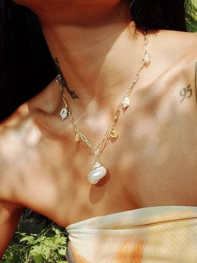 Shell Charm Necklace