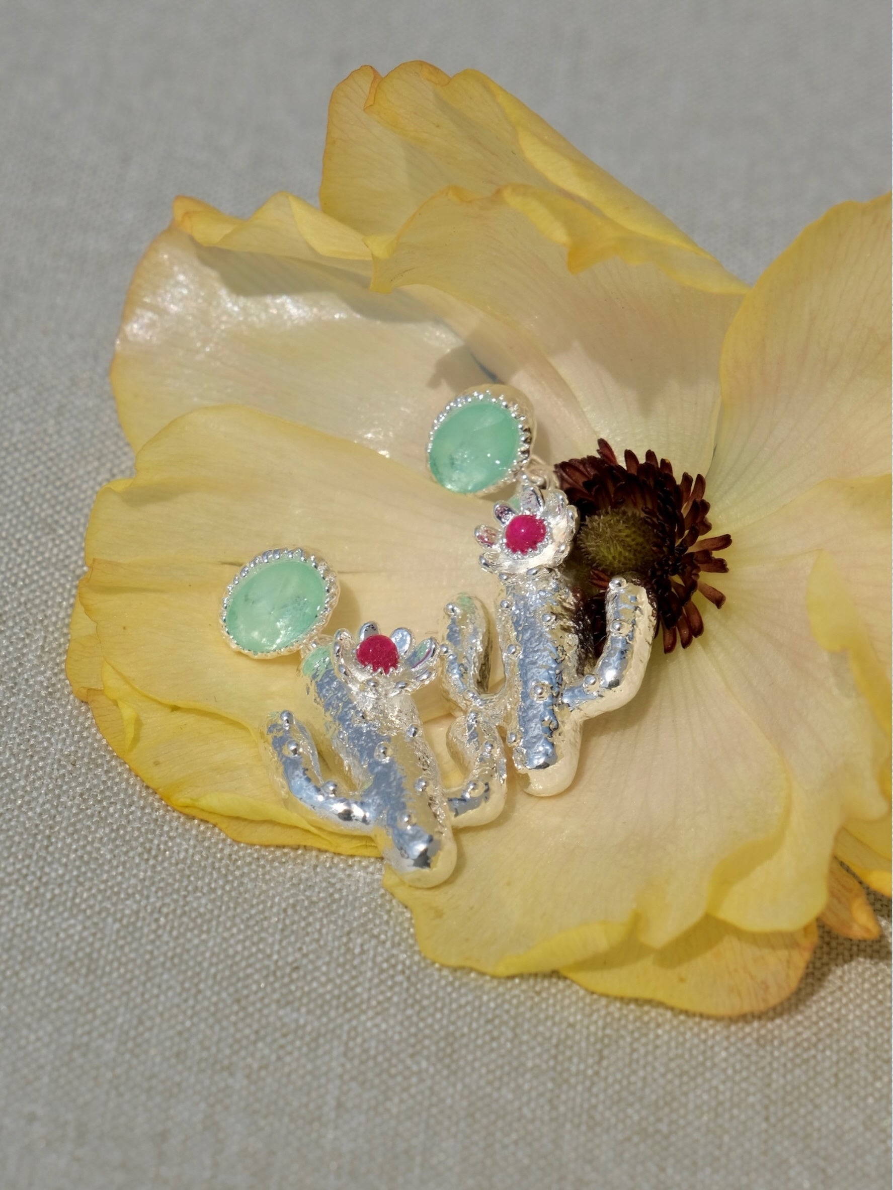 Cactus Drop Earrings