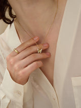 Gold Butterfly Necklace