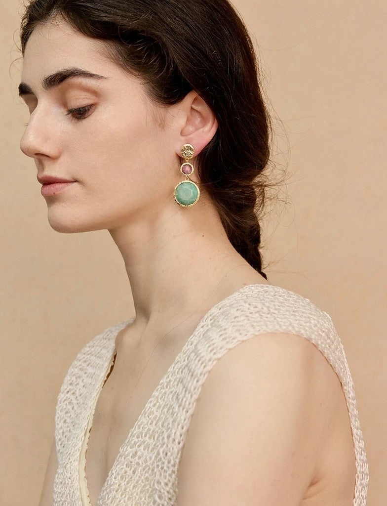Lagoon Stone Earrings