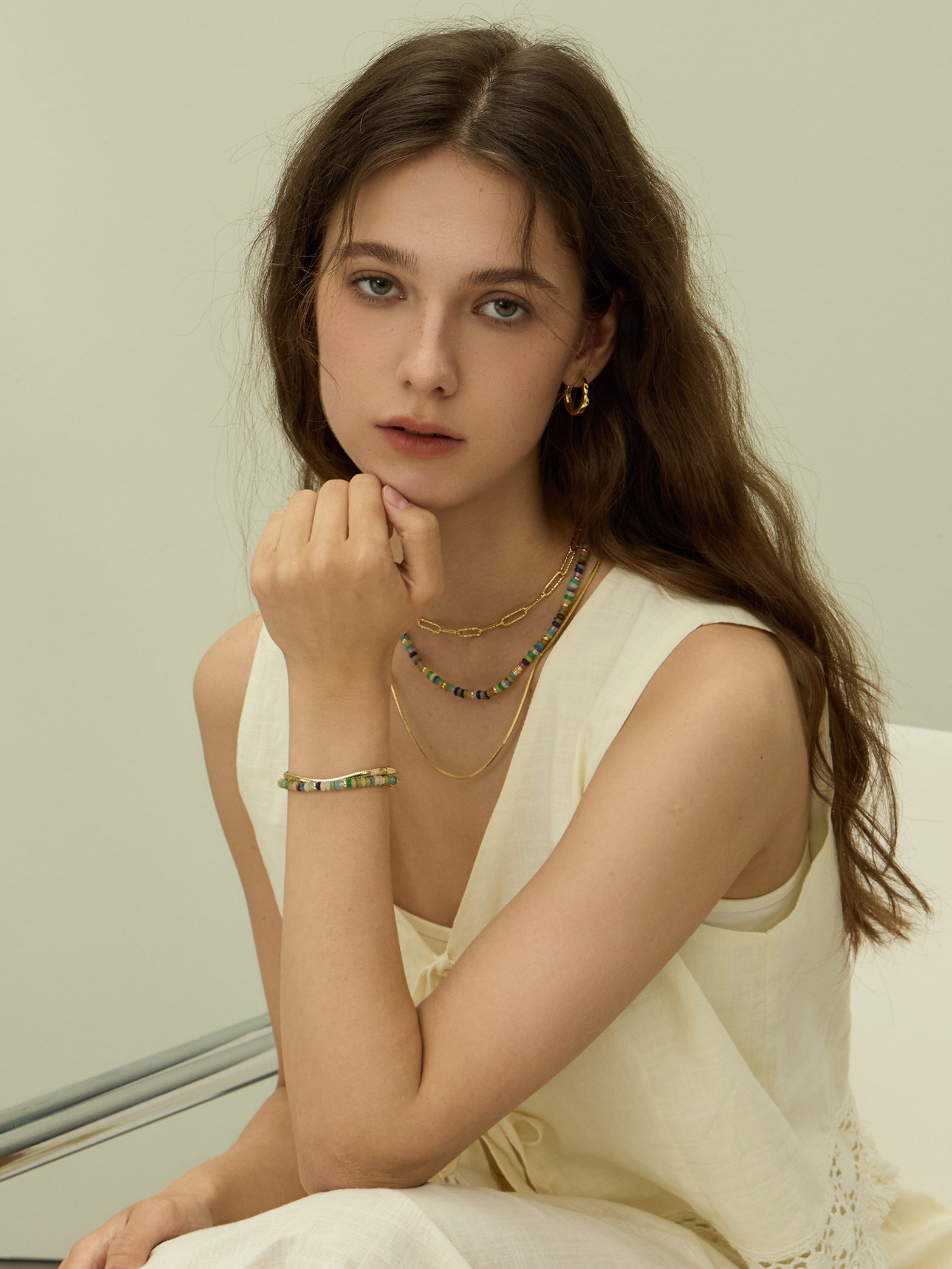 Natural Bead Bracelet