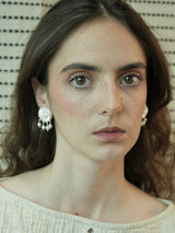 Pearl Fossil Earrings