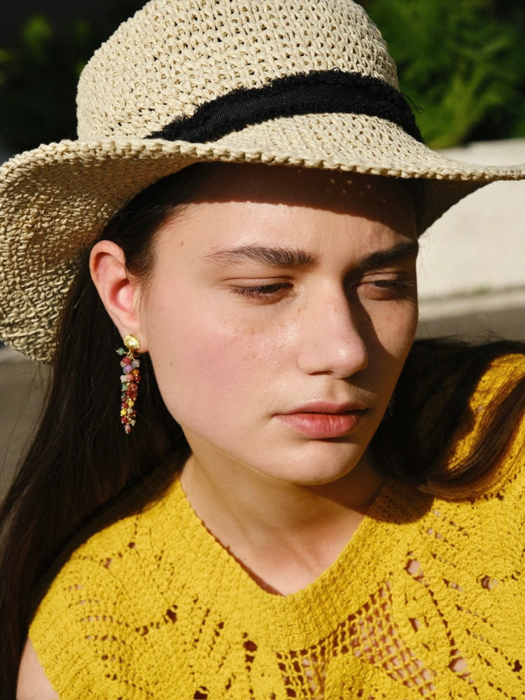 Berry Drop Earrings