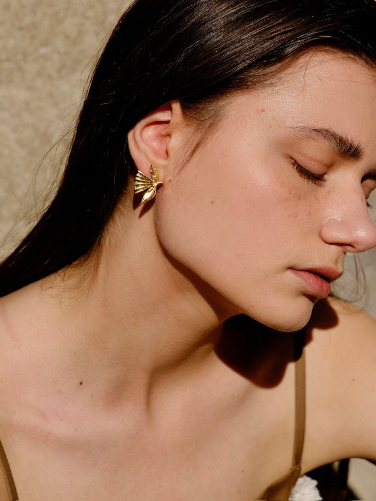 Golden Bird Earrings