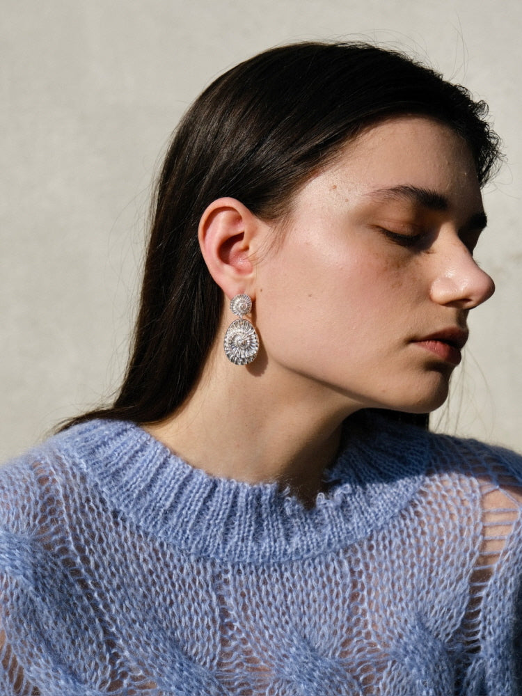 Spiral Drop Earrings