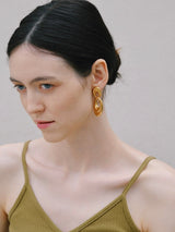 Twist Drop Earrings