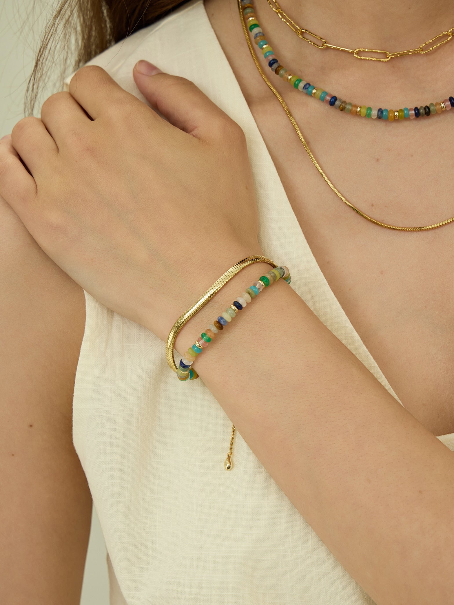 Natural Bead Bracelet