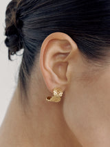 Gold Lace Earrings