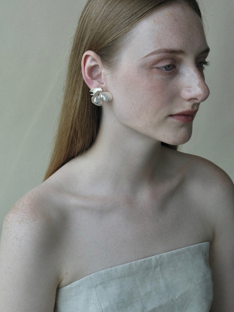 Crystal Seashells Earrings