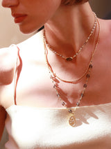 Pearl Medallion Necklace