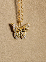 Gold Butterfly Necklace
