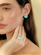 Aqua Blue Earrings