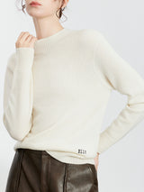 Beige Minimal Knit