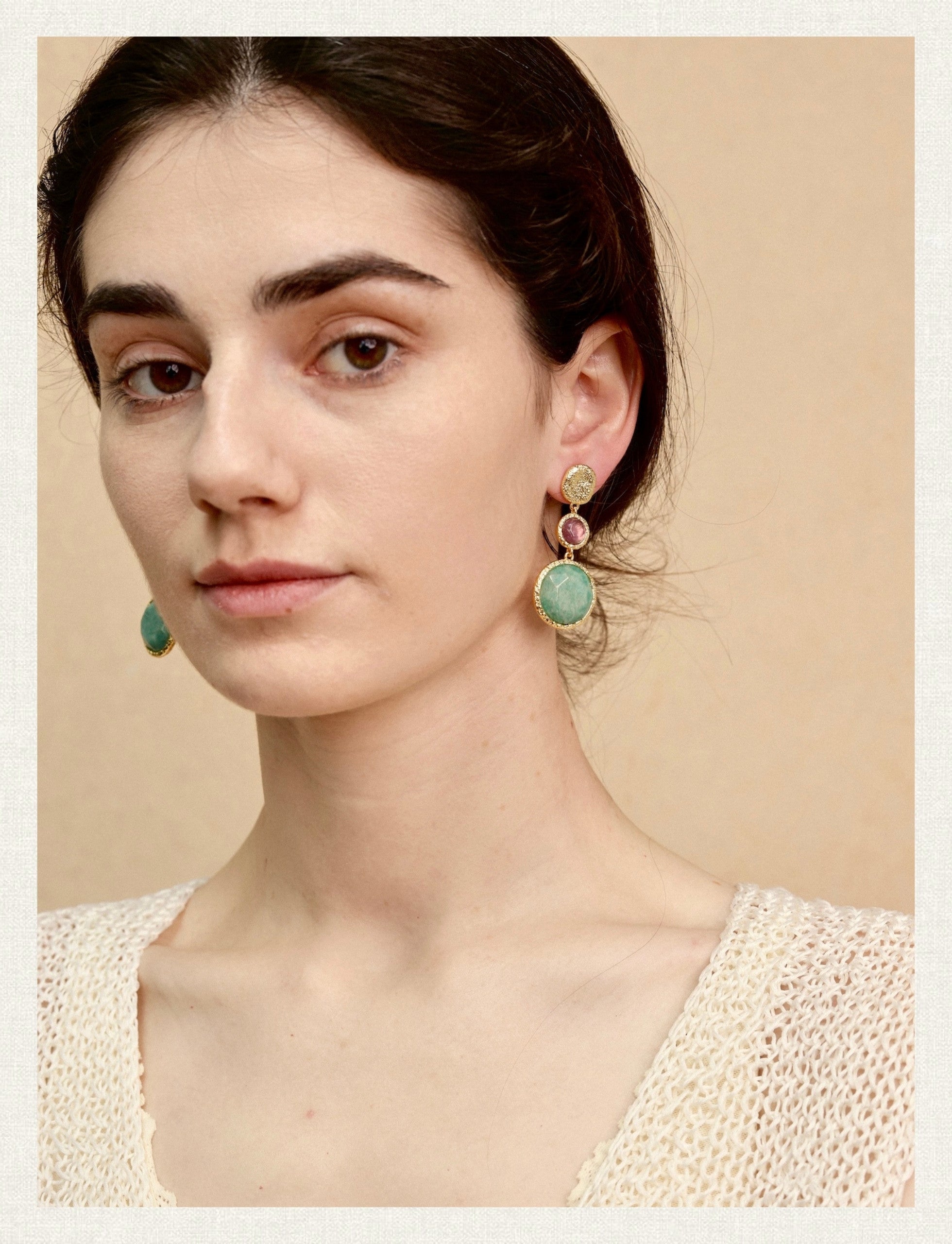 Lagoon Stone Earrings