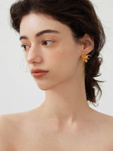Golden Bloom Earrings