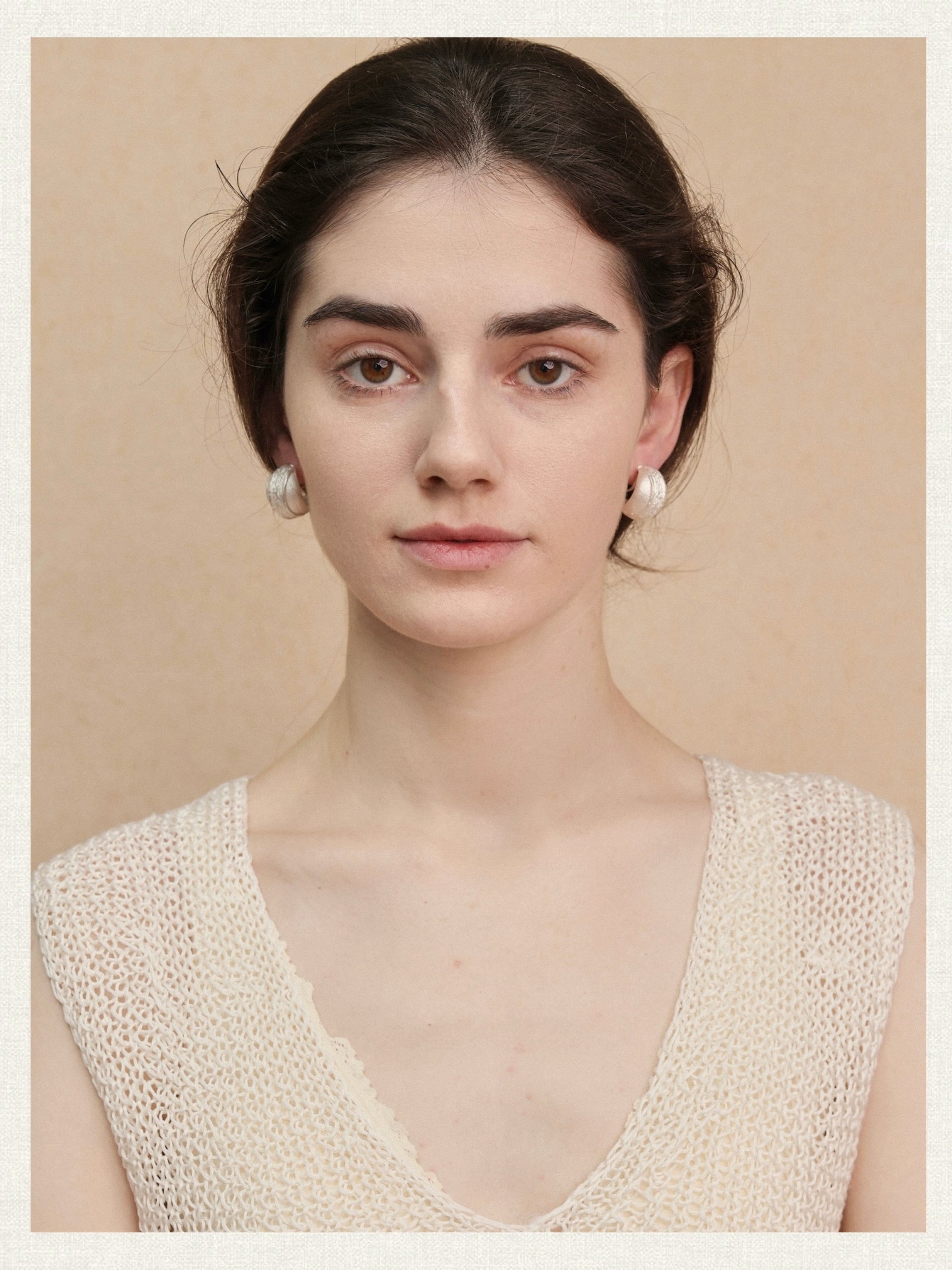 White Wave Earrings