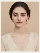 White Wave Earrings