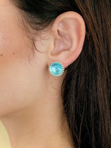 Aqua Blue Earrings