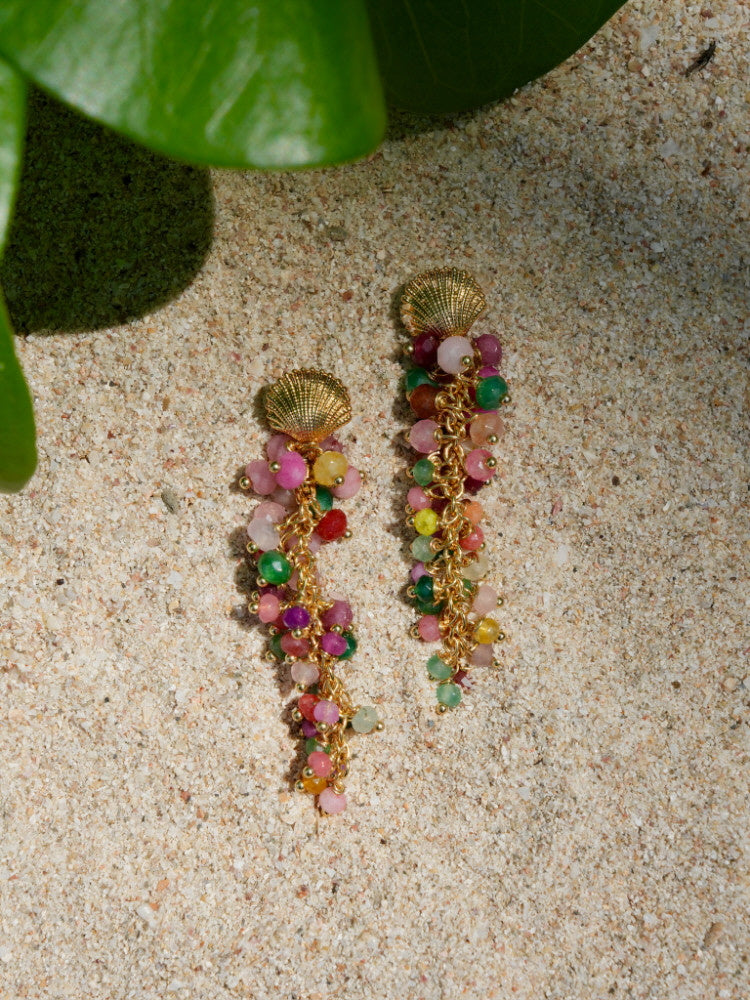 Berry Drop Earrings