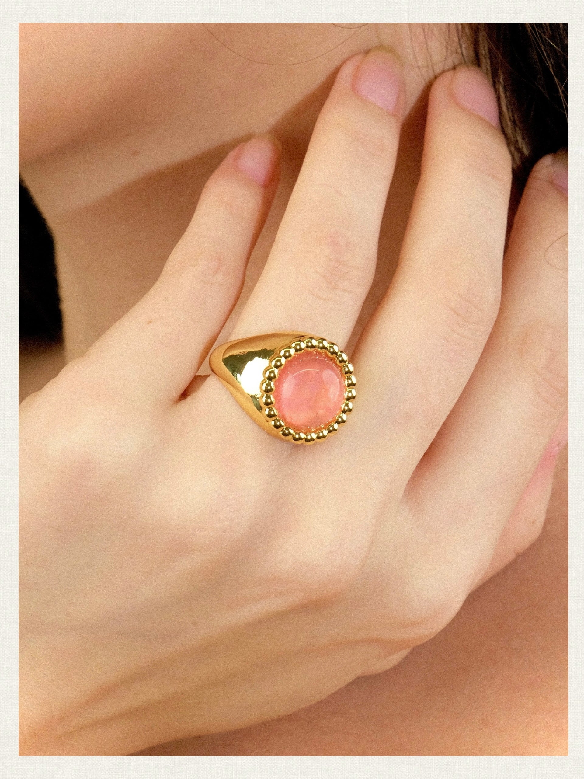 Lagoon Gold Ring