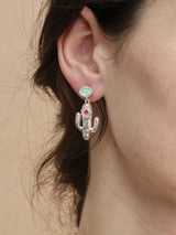 Cactus Drop Earrings