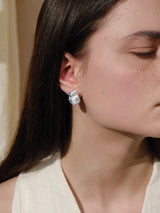 Crystal Oval Earrings