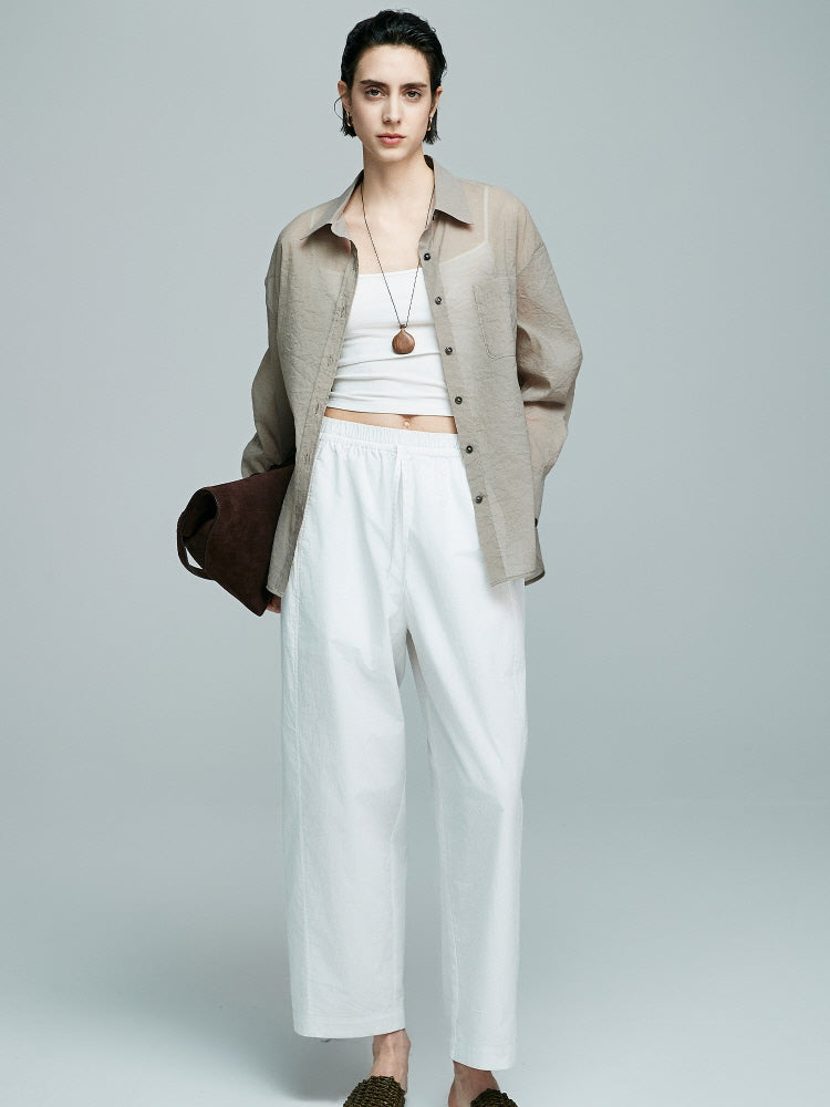 Soft Pleated Pants