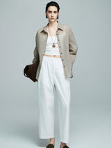 Soft Pleated Pants