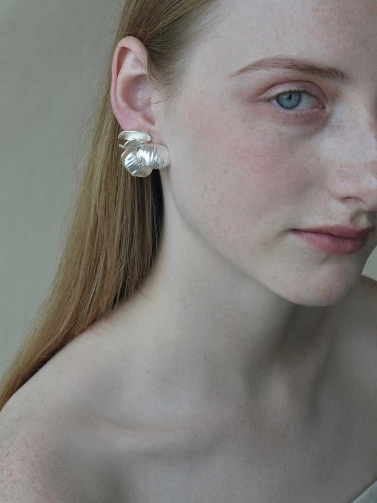 Crystal Seashells Earrings