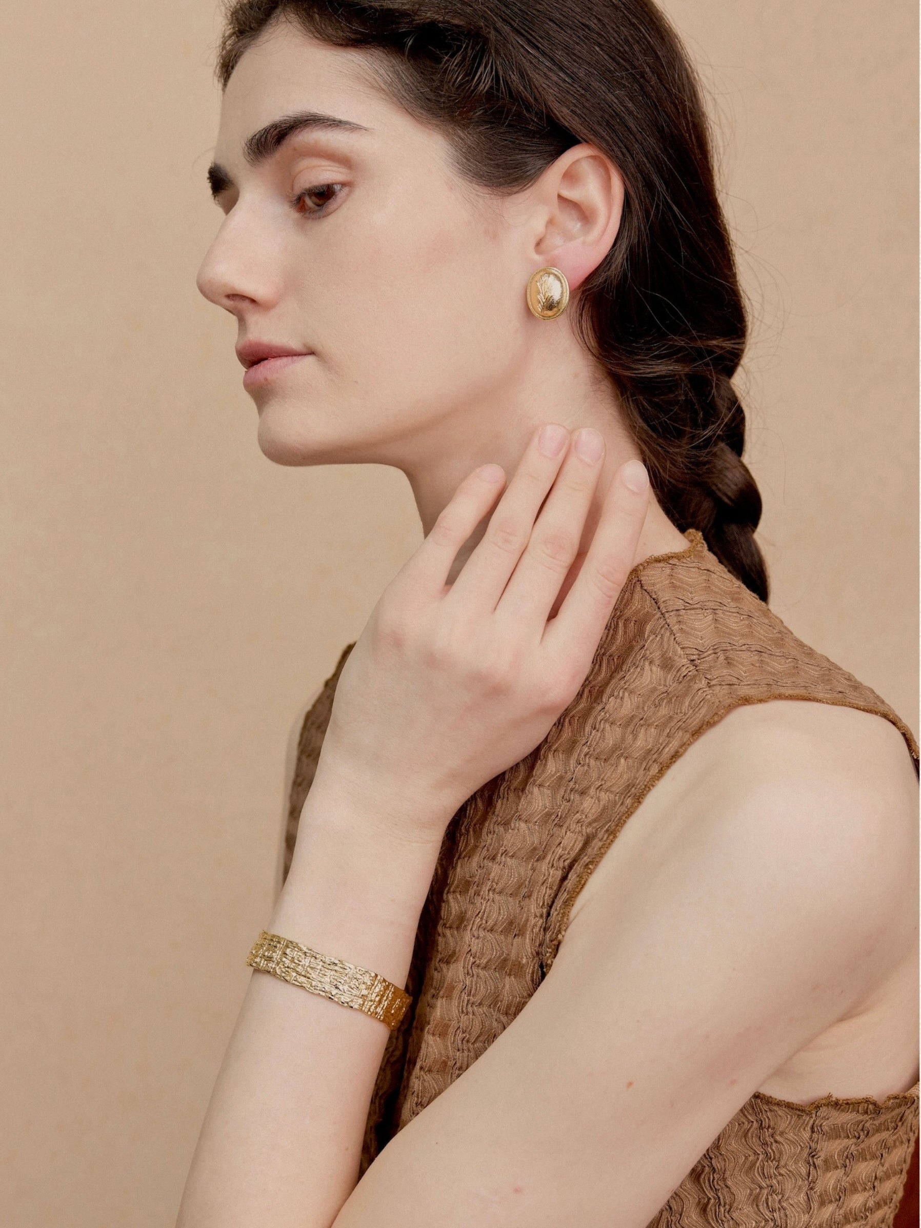 Organic Gold Bracelets