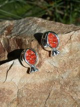 Red Pomegranate Earrings