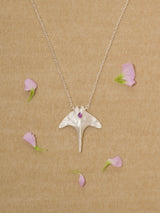 Silver Manta Necklace