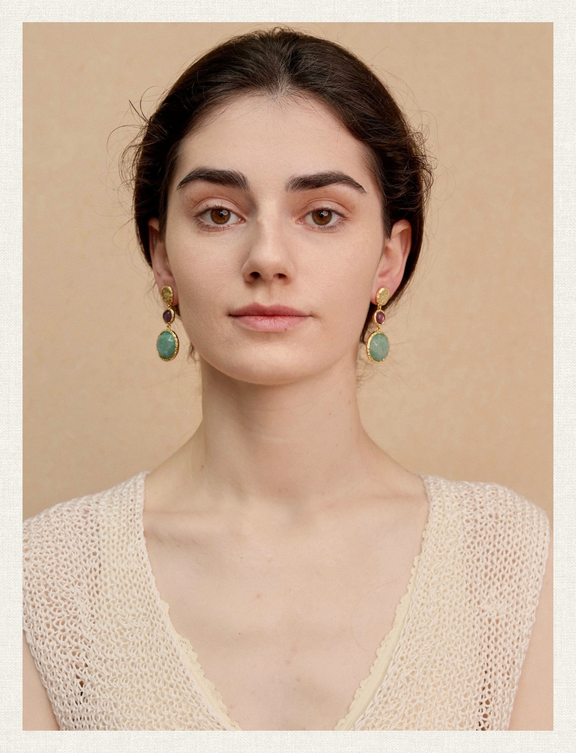 Lagoon Stone Earrings