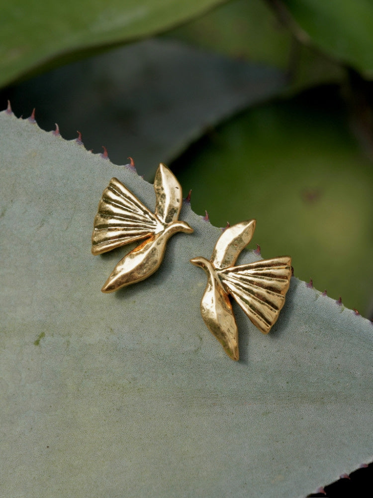 Golden Bird Earrings