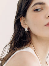 Silver Lace Earrings