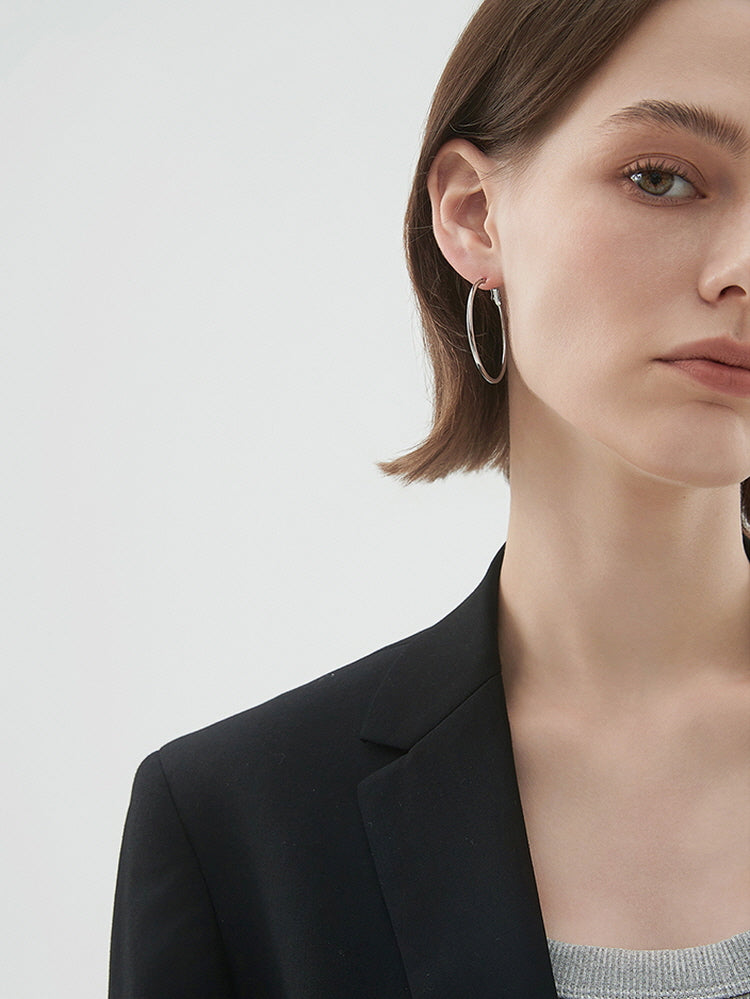 Slim Hoop Earrings