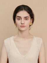 Golden Wildflower Earrings