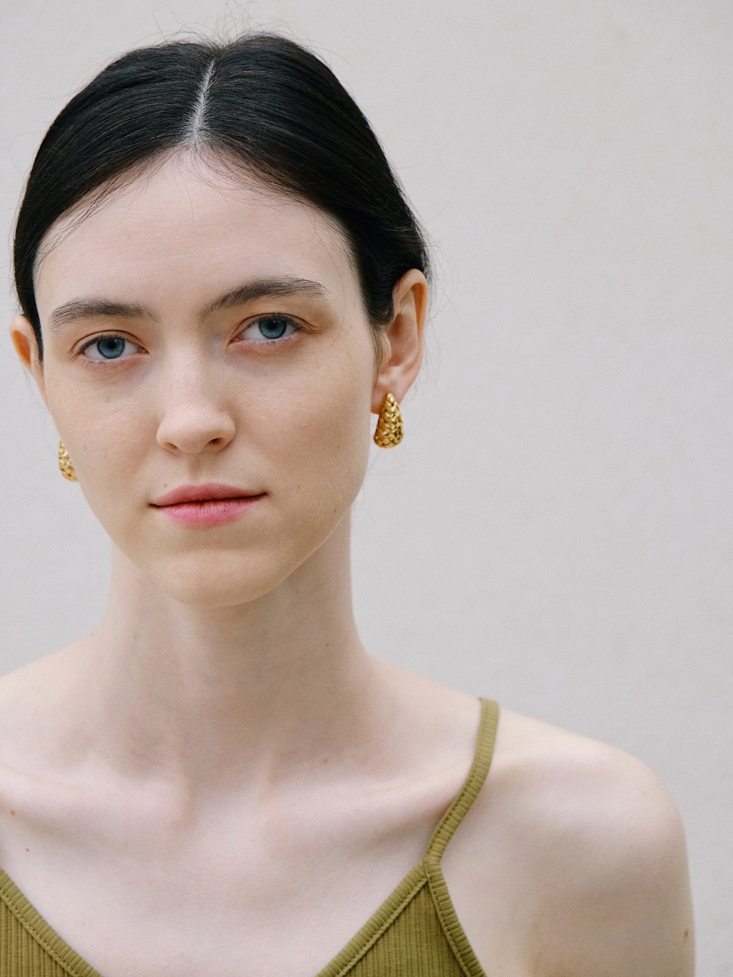 Hammered Drop Earrings