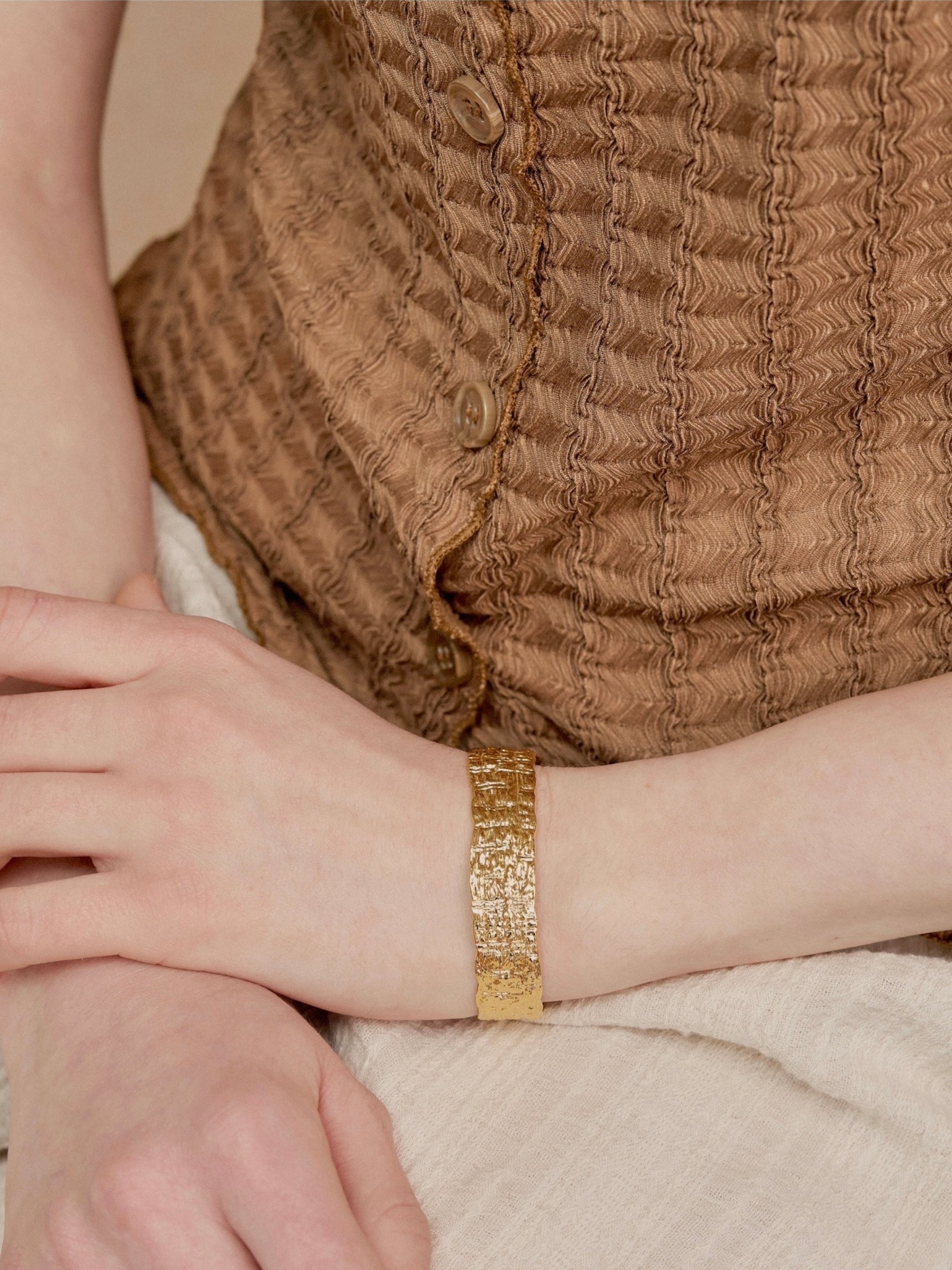 Organic Gold Bracelets