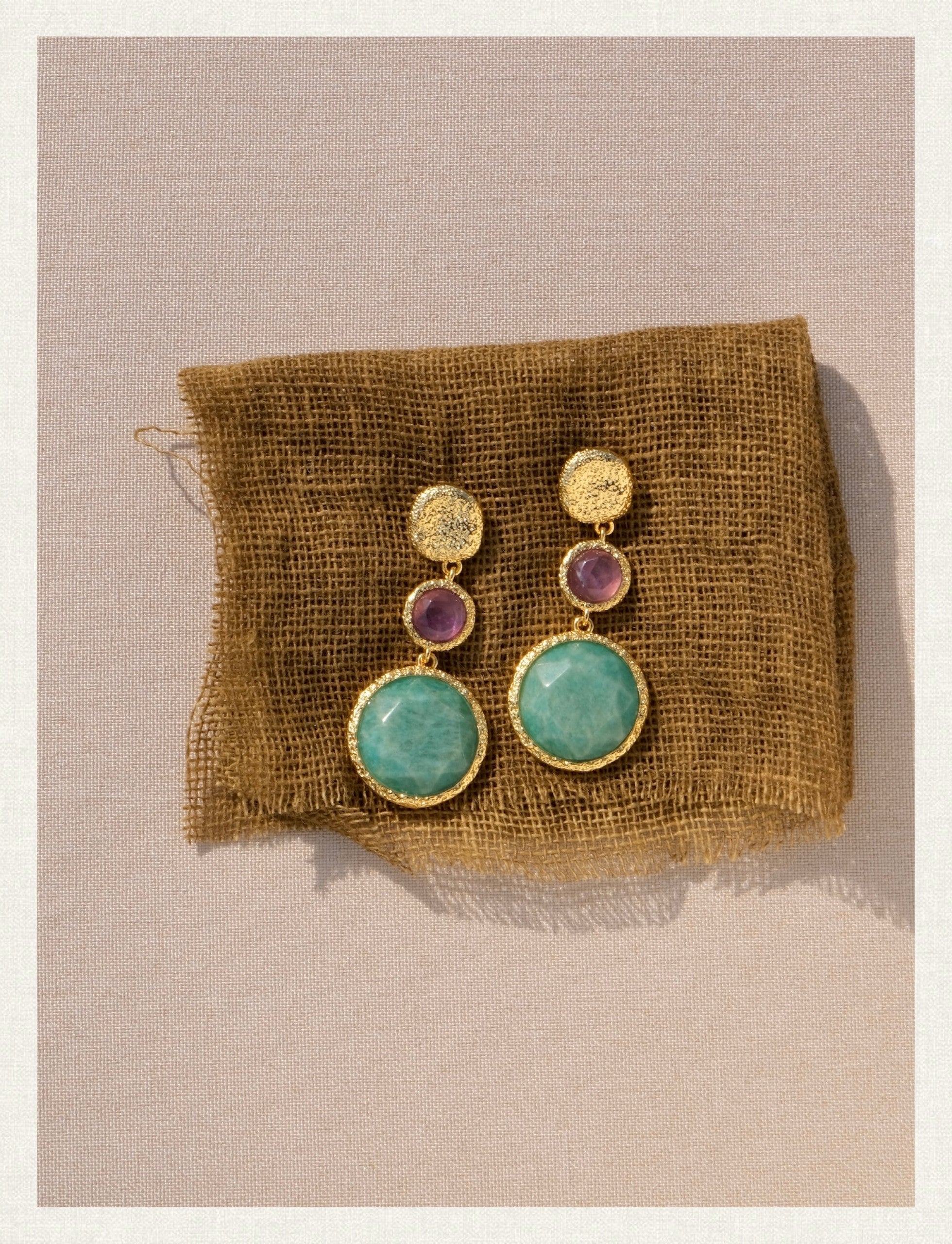 Lagoon Stone Earrings