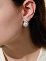 Crystal Oval Earrings