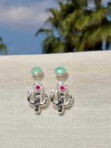 Cactus Drop Earrings