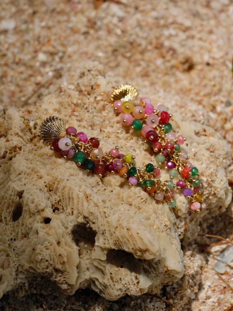 Berry Drop Earrings