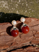 Cherry Drop Earrings