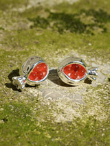 Red Pomegranate Earrings