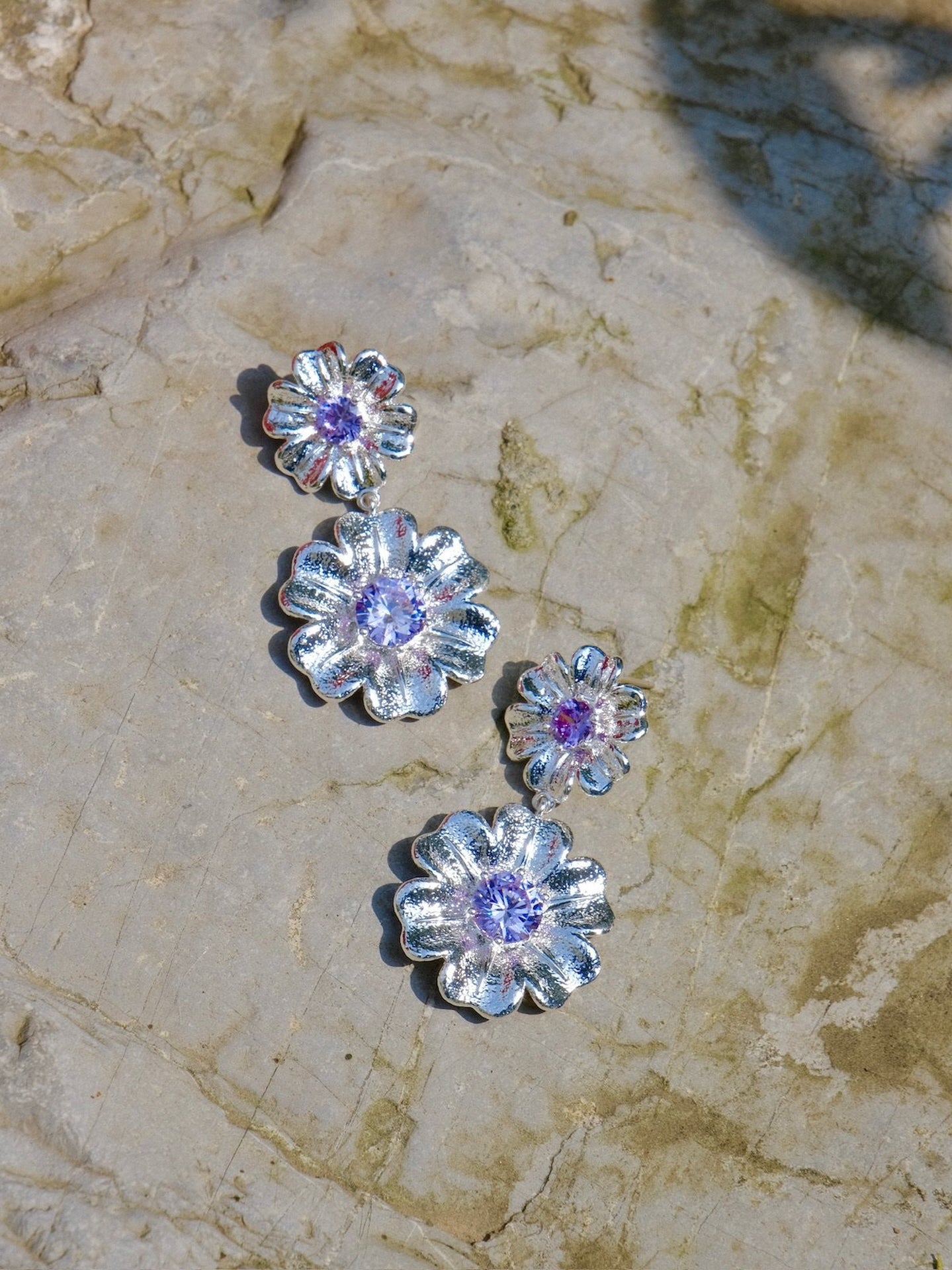Starlit Flower Earrings