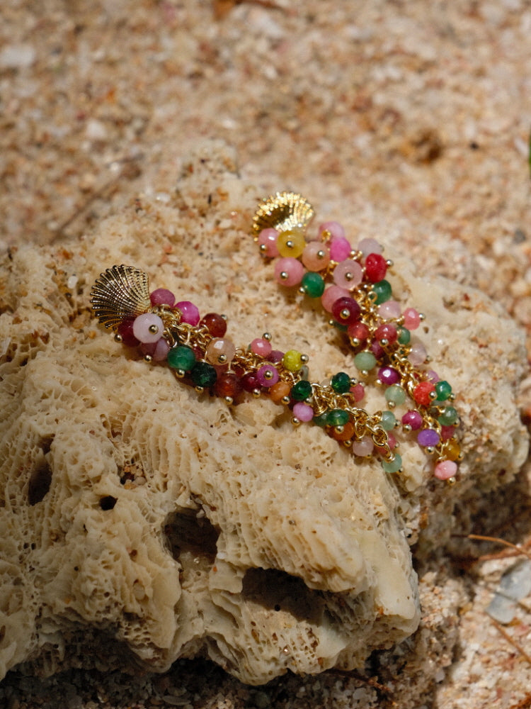 Gold Cascade Earrings