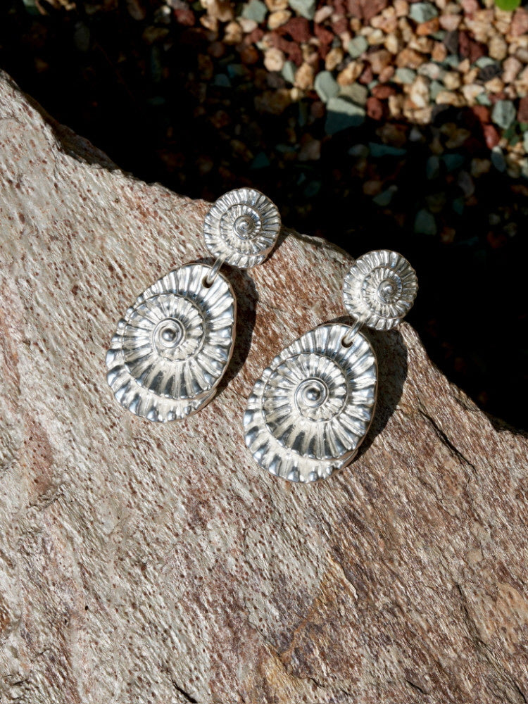 Spiral Drop Earrings